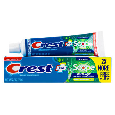 toothpaste 2.7oz scope outlast -- 24 per case