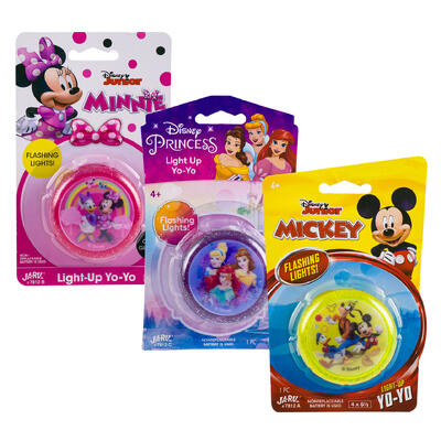 toy disney yo-yo w glitter 3as -- 24 per box