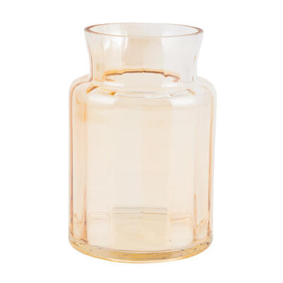 glass vase 7.8 amber -- 2 per case