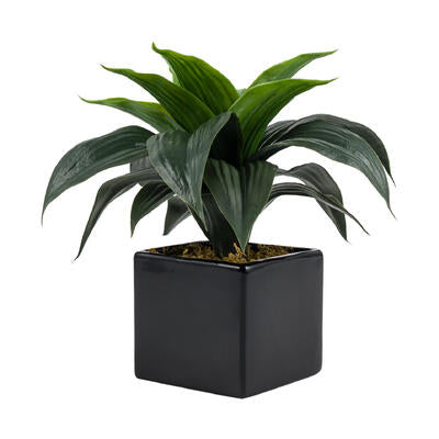 artificial plant 8 in blk cer -- 2 per case