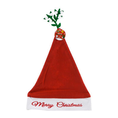 hat 16 santa merry xmas red -- 48 per case