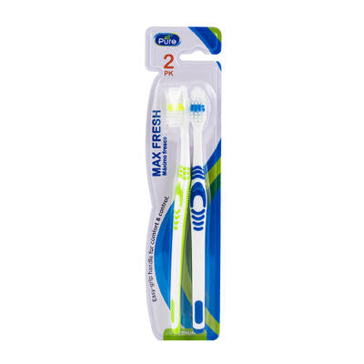 toothbrush 2pk adult 2assorted clr -- 36 per case