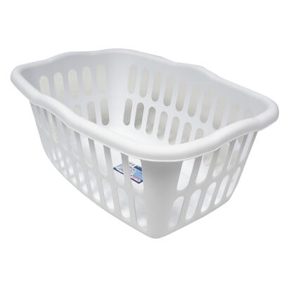 sterilite plastic laundry basket - 1.5 bu. -- 12 per case