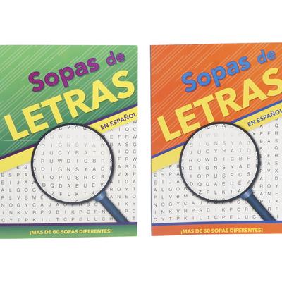 sopas de letras 80 pg word search book in spanish -- 48 per case