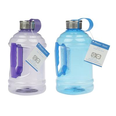 plastic sports bottle- 1l- 2 assortments -- 24 per case