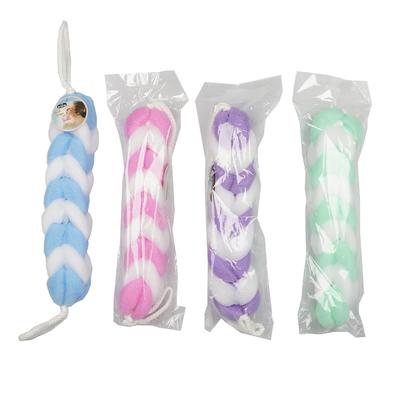 9 knots bath sponge- assorted colors -- 48 per case