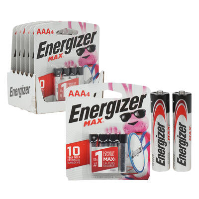 4pk aaa energizer battery -- 24 per case