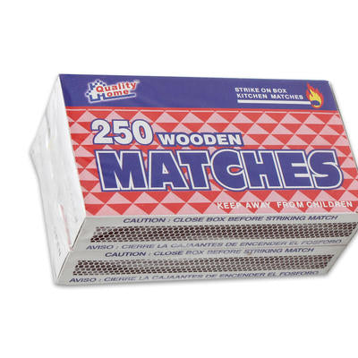 wooden kitchen matches 250ct 2-pack -- 48 per case