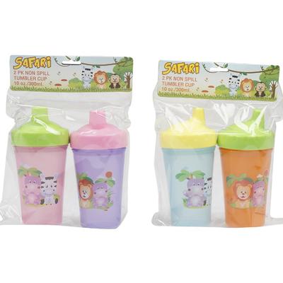 2 pack non spill tumbler baby cup -- 12 per box