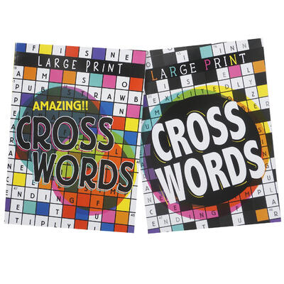 80 page english crossword book -- 48 per case