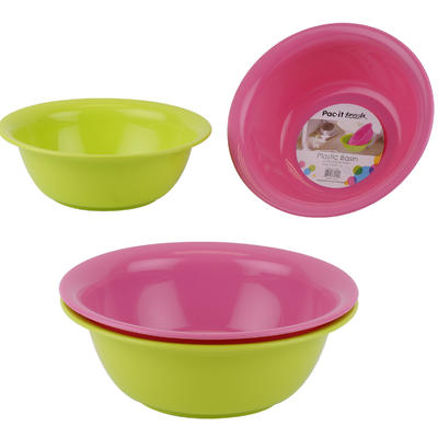 pac- it fresh plastic basin - asst 8.5 d -- 48 per case