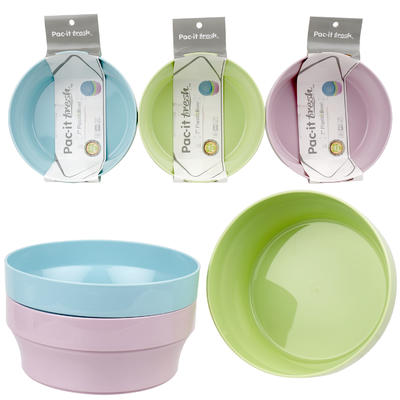 pac- it fresh 7-inch bowl - asst -- 48 per case