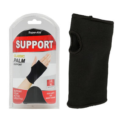 palm support- l x- black -- 24 per box