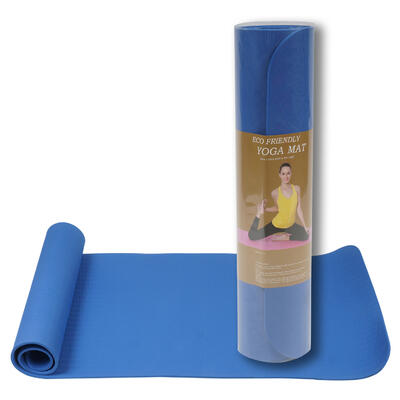 yoga mat- 24 x72 - blue and purple -- 12 per case