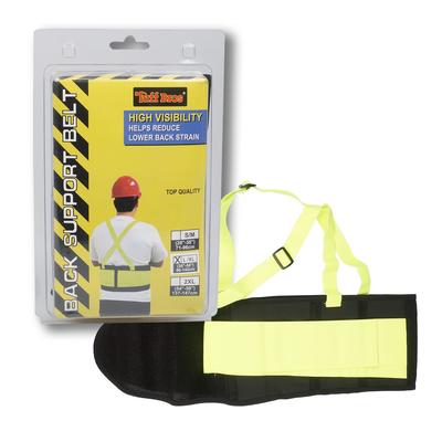 back support belt- l xl with outer elastic straps -- 12 per box