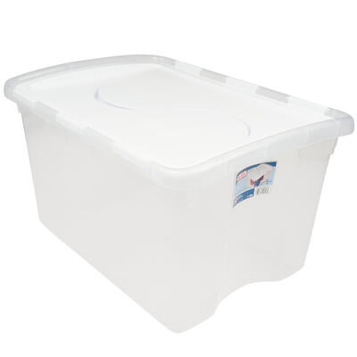 sterilite storage box- 48qt- white -- 6 per case