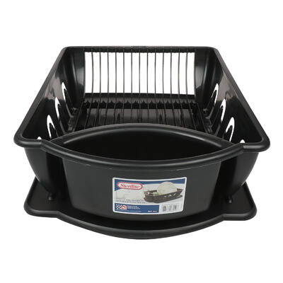 sterilite large black sink set - 21 -- 6 per case