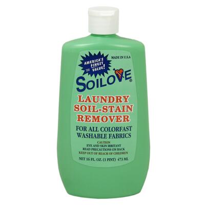 soilove laundry soil- stain remover - 16oz -- 12 per case