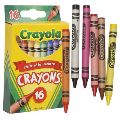 crayola 16 count crayons -- 48 per case