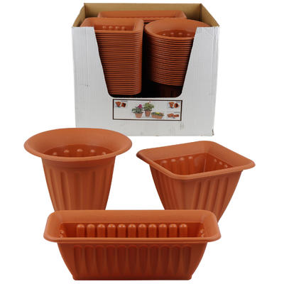 paragon medium assorted planter floor display -- 84 per case