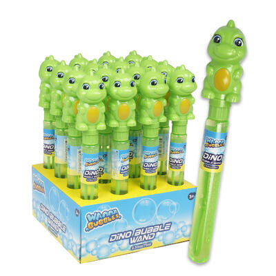 2.53oz dino bubble wand -- 32 per case