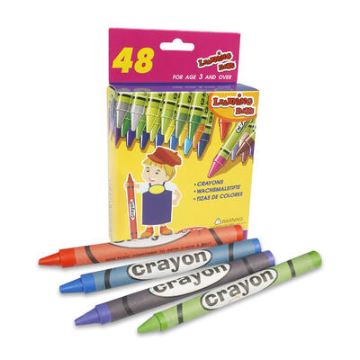 48 piece regular learning days crayon pack -- 48 per case