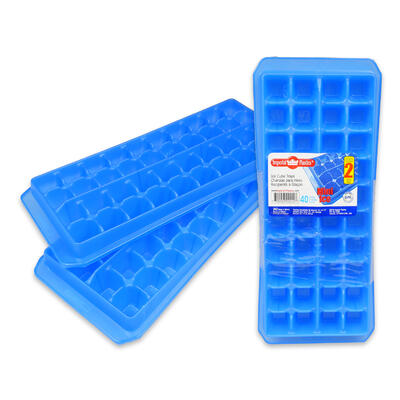 2pk imperial plastic ice cube tray -- 36 per case