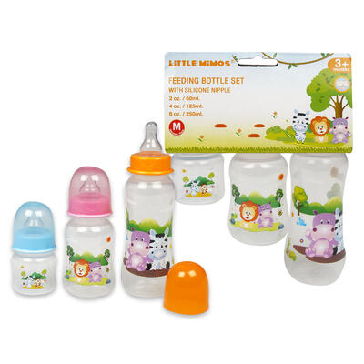 3 pack feeding bottle set -- 24 per case