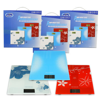 all pure glass digital scale- 11 - 2 assortments -- 6 per case