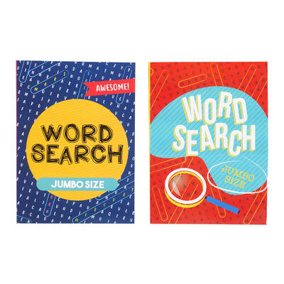 80 page jumbo word search book -- 48 per case