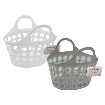 12 plastic basket with holes -- 48 per case