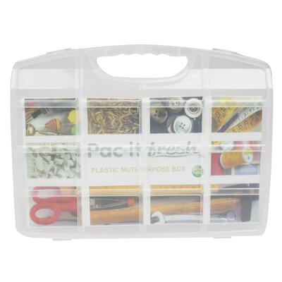 plastic multipurpose box -- 24 per case