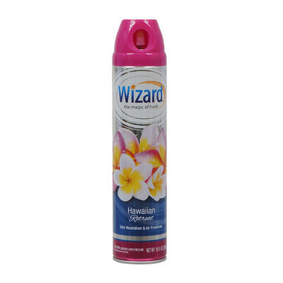 10oz wizard hawaiian retreat air freshener -- 12 per case