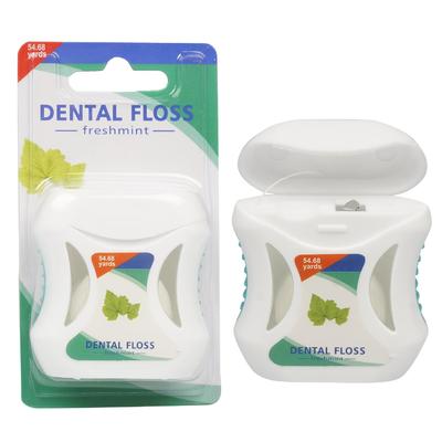 fresh mint dental floss- 50m -- 12 per box