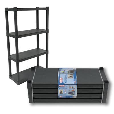 sterilite 4- shelf resin rack -- 1 per case