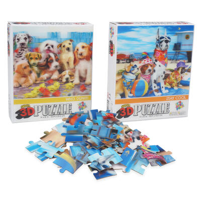 50 piece 3d stay cool who dunit puzzle- ast. -- 12 per case