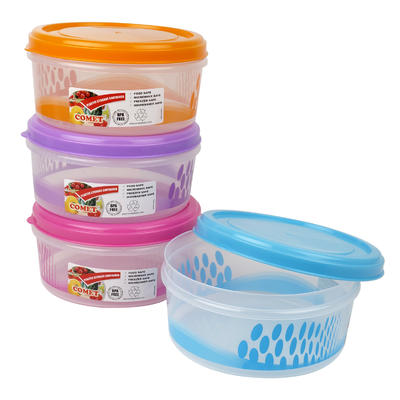 71oz plastic food container - asst -- 48 per case