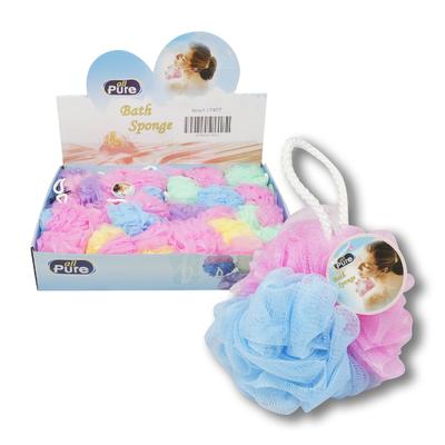 solid colors with pink bath sponge -- 24 per box