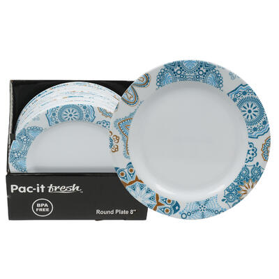 round salad plate- 8 -- 24 per case