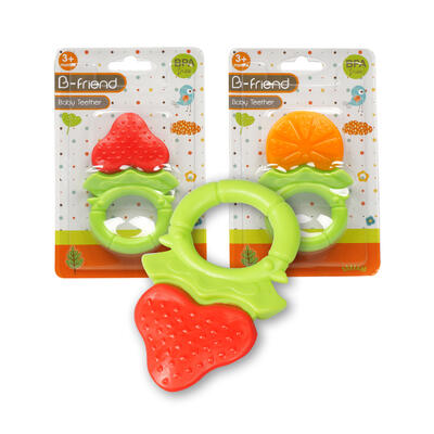 plastic baby teether -- 48 per case