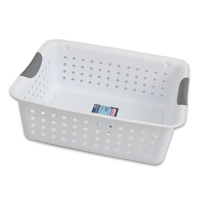 sterilite ultra white basket - 13 3 4 -- 6 per case