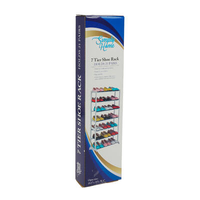 7 tier shoe rack -- 12 per case