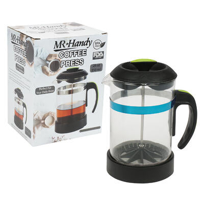 coffee press- black- 28oz -- 18 per case