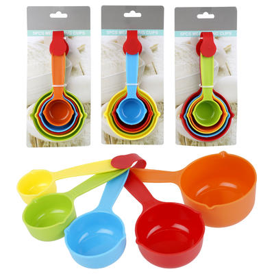 5-piece measuring cup set - asst -- 24 per box