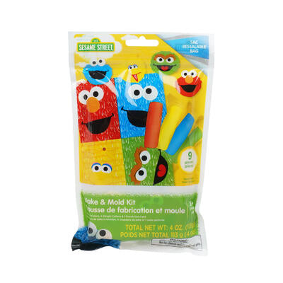 9 piece sesame street make and mold set -- 48 per case