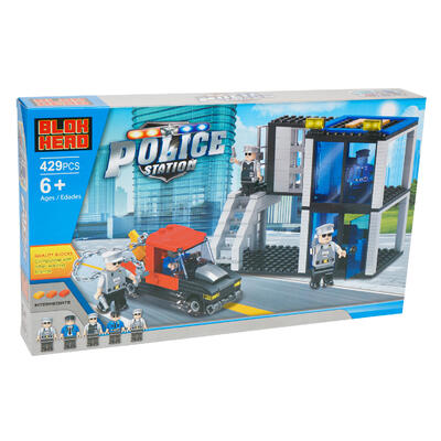 429 piece blok head police station playset -- 6 per case