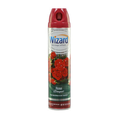 wizard rose bouquet air freshener-10oz -- 12 per case