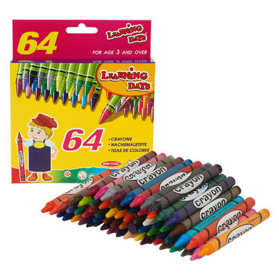 64ct learning days crayons -- 48 per case