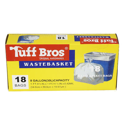 18ct tuff bros waste basket- 8 gallon -- 24 per case