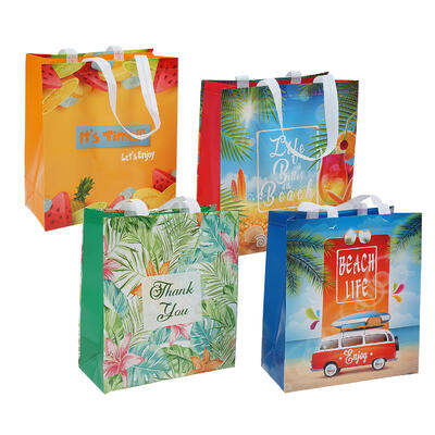 reuseable bags- 15.5 h- 4 assortments -- 192 per case